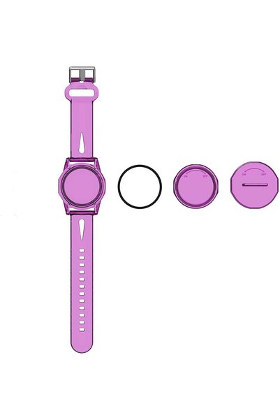 Arabest IPX8 Waterproof Airtag Holder Wristband for Kids,Soft TPU Protective ...