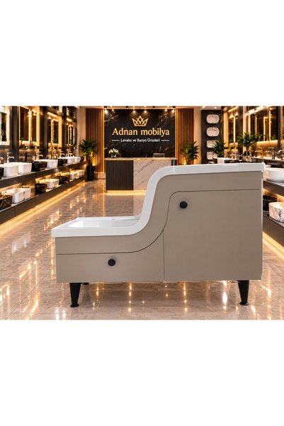 ADNAN MOBİLYA Sol 100 cm abdest lavabo
