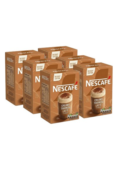 Nescafe نسكافيه كريمي تيراميسو لاتيه - 7 أكياس - كرتون 6 علب