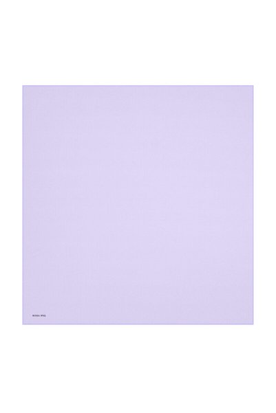 Bursa İpek Lilac Solid Color Twill Silk Scarf