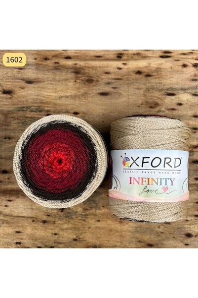 Oxford İplik Oxford Infinity Love No. 6 Ombre Macramé Bag Cord, 750 Grams - 1602