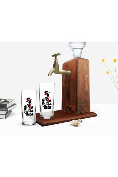 Bk Gift مجموعة هدايا BK Home تتضمن كوبين للرَكّي بتصميم "الدَّاد" مطبوعين بأل...