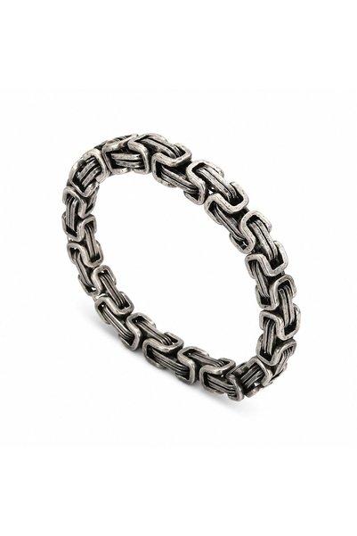 Jewelivery Black Stainless Steel Electroplated Bracelet SS101 | Shiny Glossy ...
