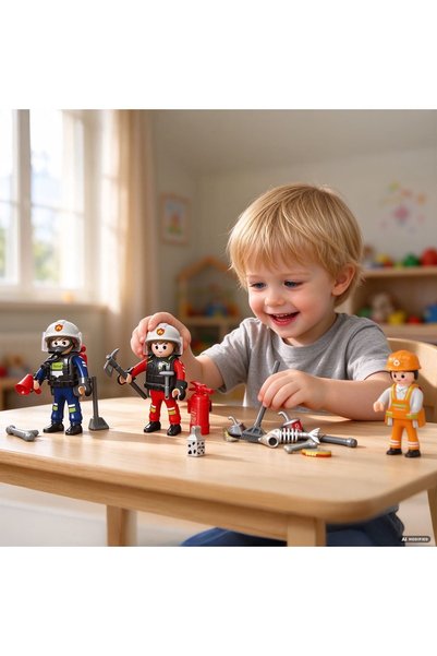 DD SHOP Figurina pompier-tehnician