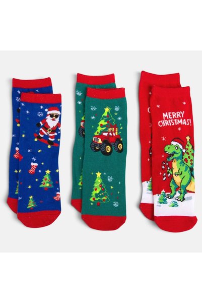 DD SHOP Sosete 3per mos-dino-camion 23-26