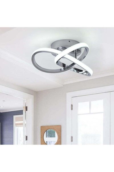 Generic Brand Ganeed Hallway Light,20W LED Ceiling Light,Semi Flush Mount Cha...