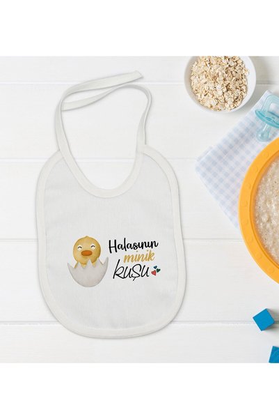 Bk Gift BK Kids Baby Bib with "Auntie's Little Bird" Design - Model 1