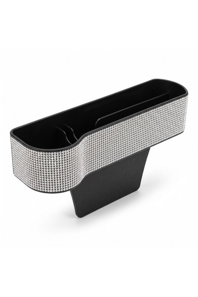 Generic Brand Organizator auto cu strasuri pentru spațiul dintre scaun și con...