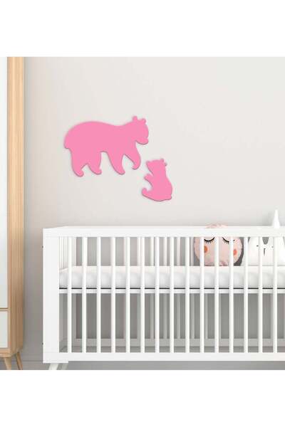Bk Gift Cute Bears-Themed Children's Room Wooden Wall Decoration-2