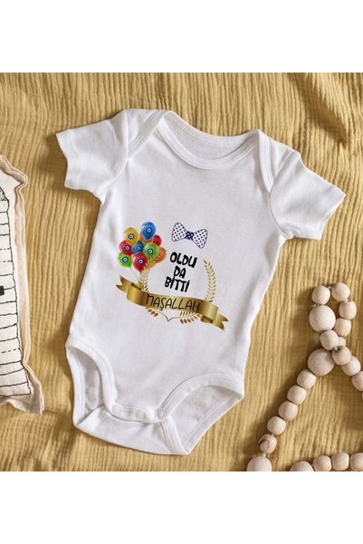 Bk Gift BK Kids Circumcision-Themed Baby Bodysuit - Model 4, 6–9 Months