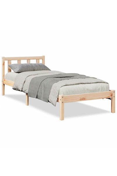 Syfax Cadru de pat foarte lung fără saltea, 90x220 cm, lemn masiv pin