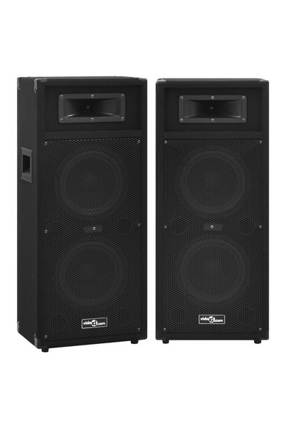 Syfax Boxe Hifi pasive de scenă profesionale, 2 buc., negru, 1000 W