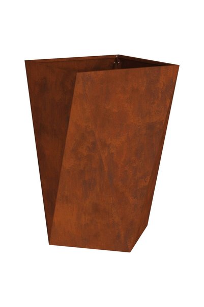 Syfax Jardinieră Ruginit 50 x 50 x 75 cm Oțel rezistent de intemperii