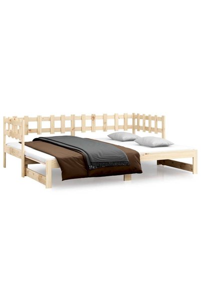 Syfax Pat de zi extensibil, 2x(90x200) cm, lemn masiv de pin
