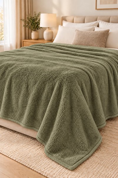 LUNGA VİTA Double Welsoft Blanket 220X240 Large Size Blanket Soft Soft Textured