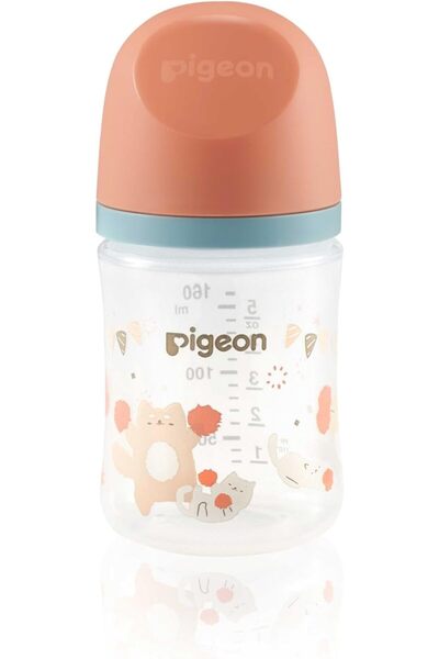 Pigeon Softouch Wide Neck Peristaltic PLUS Decorated Nursing Bottle, SS Nippl...