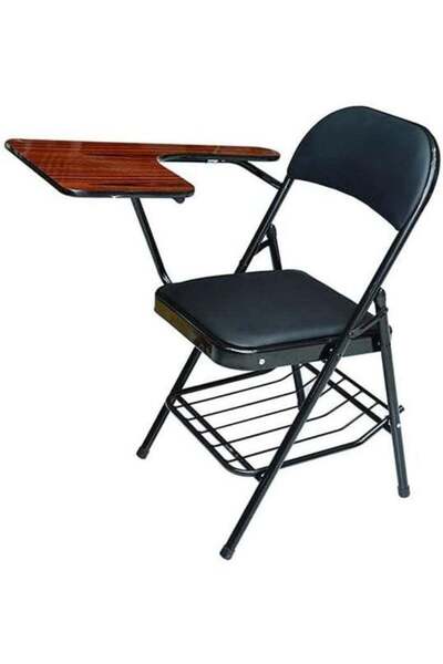 Generic Brand Multi Home Furniture Black Metal Study Chair with Ergonomic Cha...