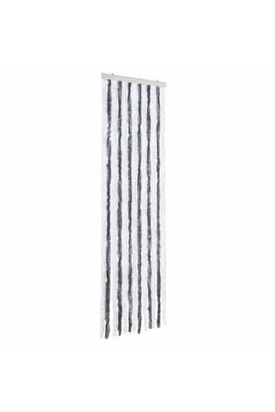 Syfax Perdea pentru insecte, gri și alb, 56x200 cm, Chenille