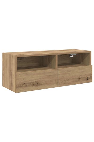 Syfax Dulap TV de perete 80 x 30 x 30 cm Stejar Artizanal