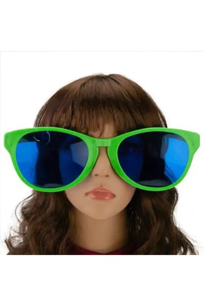Generic Brand Ochelari Deghizare, Mărime Exagerata, din Plastic, 26 x 9 cm, V...