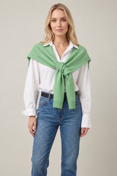Neden Tekstil Șal de umăr din tricot pentru femei, cu umăr decorativ