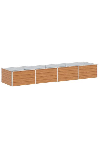 Syfax Strat înălțat de grădină Maro deschis 320 x 80 x 45 cm