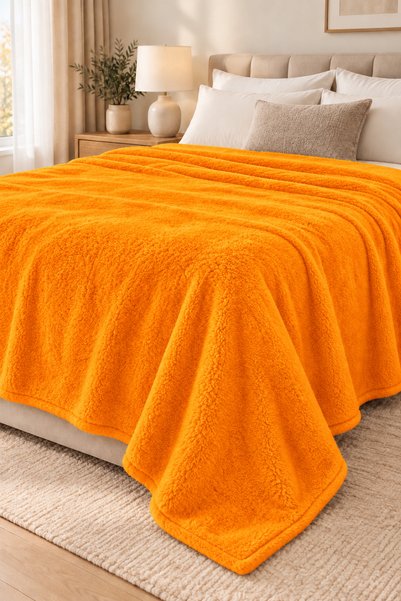 LUNGA VİTA Double Welsoft Blanket 220X240 Large Size Blanket Soft Soft Textured