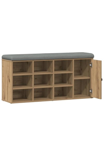 Syfax Bancă de pantofi Stejar artizanal 102x32x50 cm lemn prelucrat