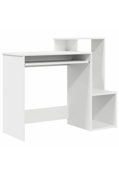 Syfax Birou Alb 106 x 41 x 88.5 cm Lemn prelucrat