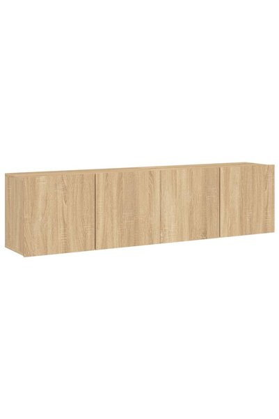 Syfax Comodă TV de perete, 2 buc. stejar sonoma, 80x30x41 cm