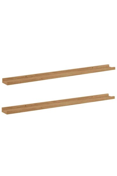 Syfax Raft de perete 2 buc. Maro 100 x 9 x 3 cm Lemn prelucrat