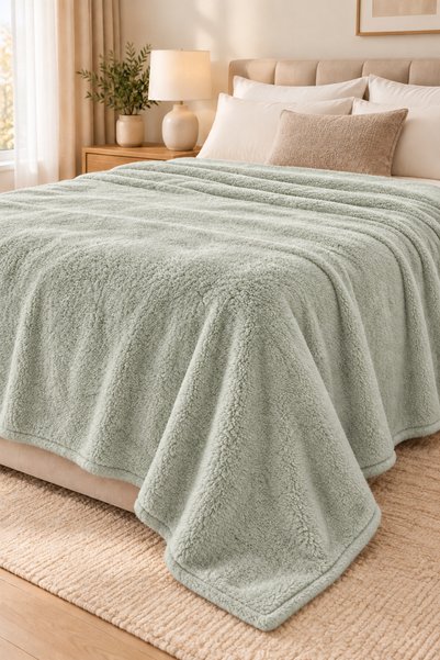 LUNGA VİTA Double Welsoft Blanket 220X240 Large Size Blanket Soft Soft Textured