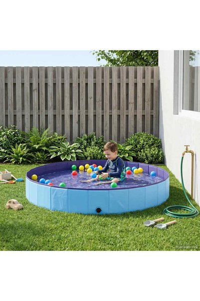 Syfax Piscină pentru copii Ø300 x 38 cm Rotund pentru albastru