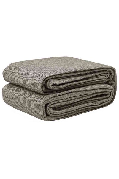 Syfax Covoare pentru Cort Manual Gri deschis 400 x 250 cm Polietilenă