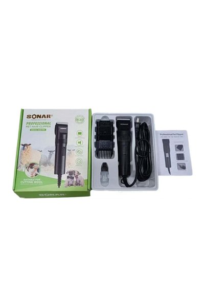Generic SONAR SN-237 Animal Clipper, with Ceramic Blades, 220V, with 4 Heads