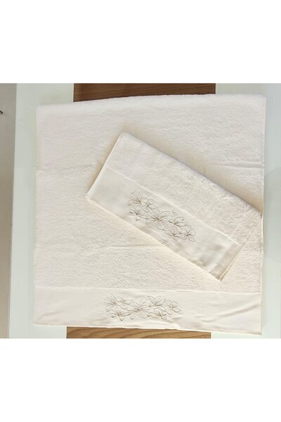 A.Z.H. Maribor Super Bamboo Bath Set (2-Piece): 70x140 cm bath towel + 50x90 ...