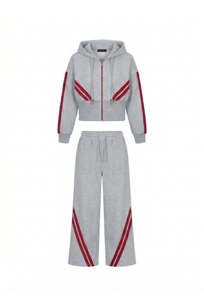 DENİKK TREND SPECIAL DESIGN 2-THREAD, CORD-FREE STRIPED DETAILED HOODED WAIST...
