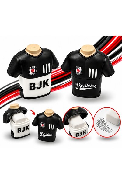 Beşiktaş YENİ SEZON FORMA DESENLİ ŞEKİLİ SİLGİ