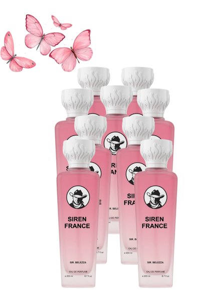 Bellezza 9 قطع Siren France Sir. Perfume 200 مل