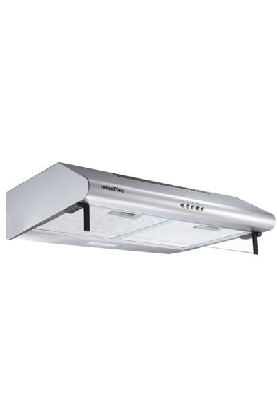NobeLTek NHO-CL60F49X - Aragaz, 60 cm, 2 filtre din aluminiu, iluminare LED, ...