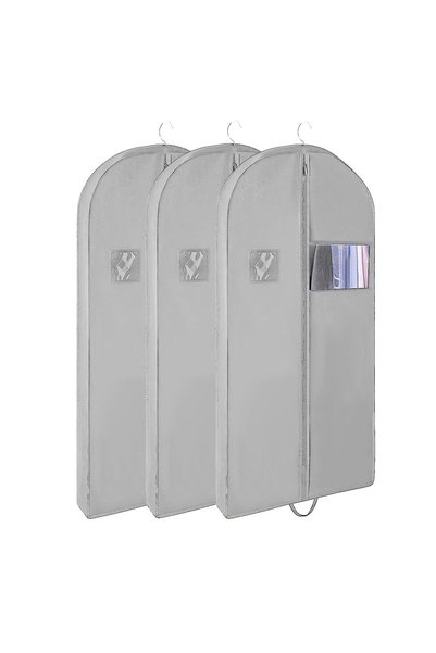 BokSung 3 PCS 60"Garment Bags For Travel,Heavy Duty Garment Bag For Clothes C...