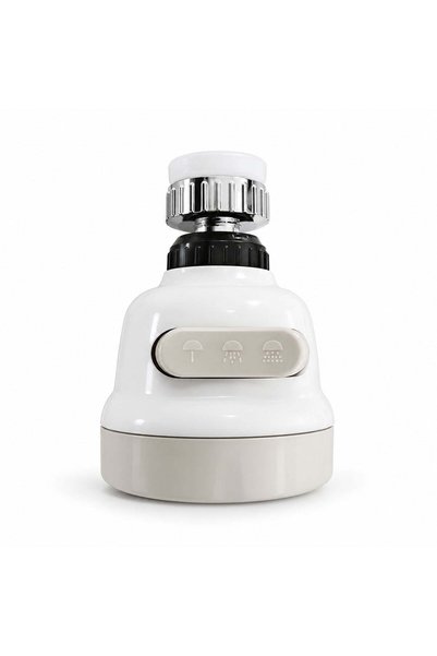 Generic Water Saving Faucet Adapter with 3 Spray Types and 360° Rotation