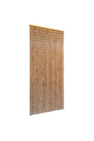 vidaxl Door curtain, 90 x 200 cm, bamboo