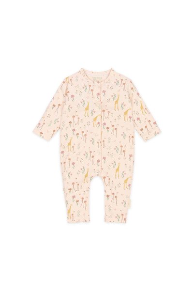 Little Dutch . Παιδική ολόσωμη πιτζάμα Safari Flamingo – 2-6 μηνών