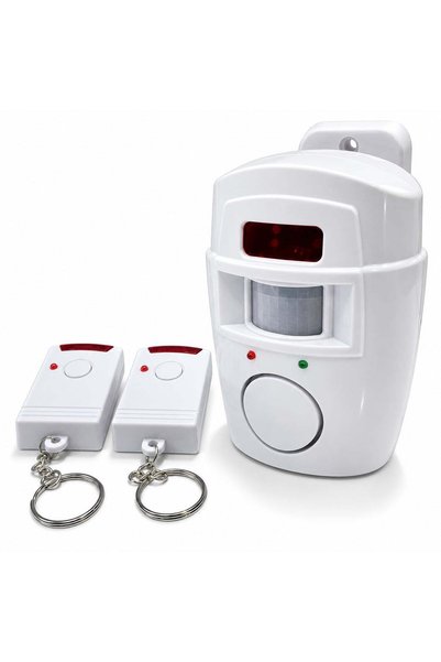 Generic Alarmă Wireless cu 2 Telecomenzi și Senzor de Mișcare cu Infraroșu, S...