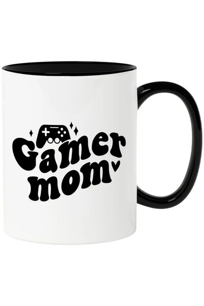INOVATIX Cana cu inimioara si controller cu textul "Gamer mom" - mama jucatoa...