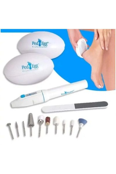 OEM Σετ Μανικιούρ και Πεντικιούρ Ped Egg, 18 Τεμάχια, με Θήκη Οργάνωσης