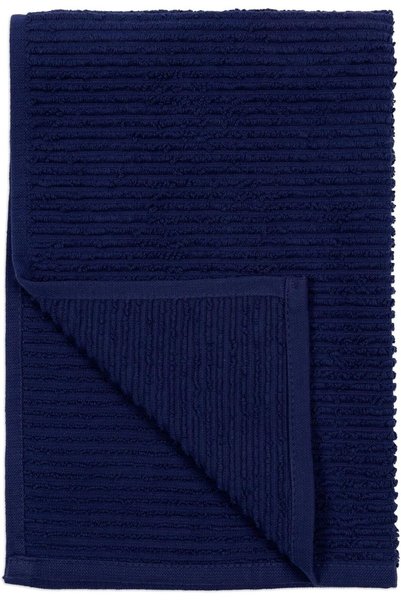 Mukitchen Ridged Texture Kitchen Towel, 100% cotton, ink blue, oversized 20 x...