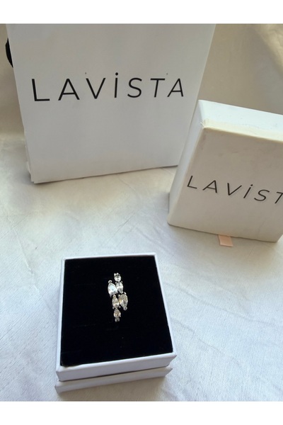 Lavista Silver Kesişimli Gövdeli Gümüş Yüzük