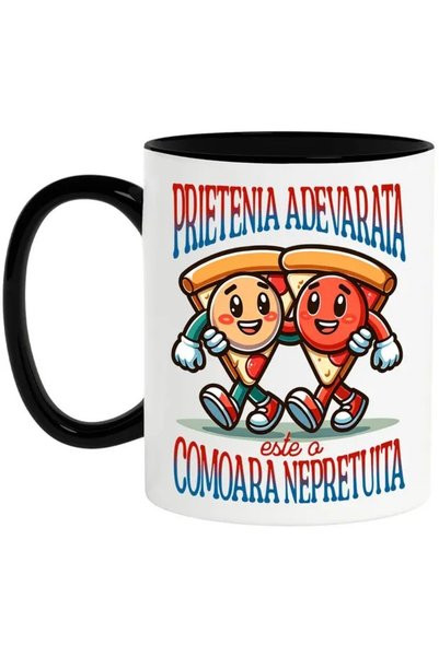INOVATIX Κόφτης Πίτσας Cana True Friendship Family, 330ml, Κεραμικός με Μαύρη...
